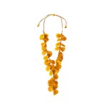 Organic Tagua Jewelry Sienna Tagua Necklace in Yellow