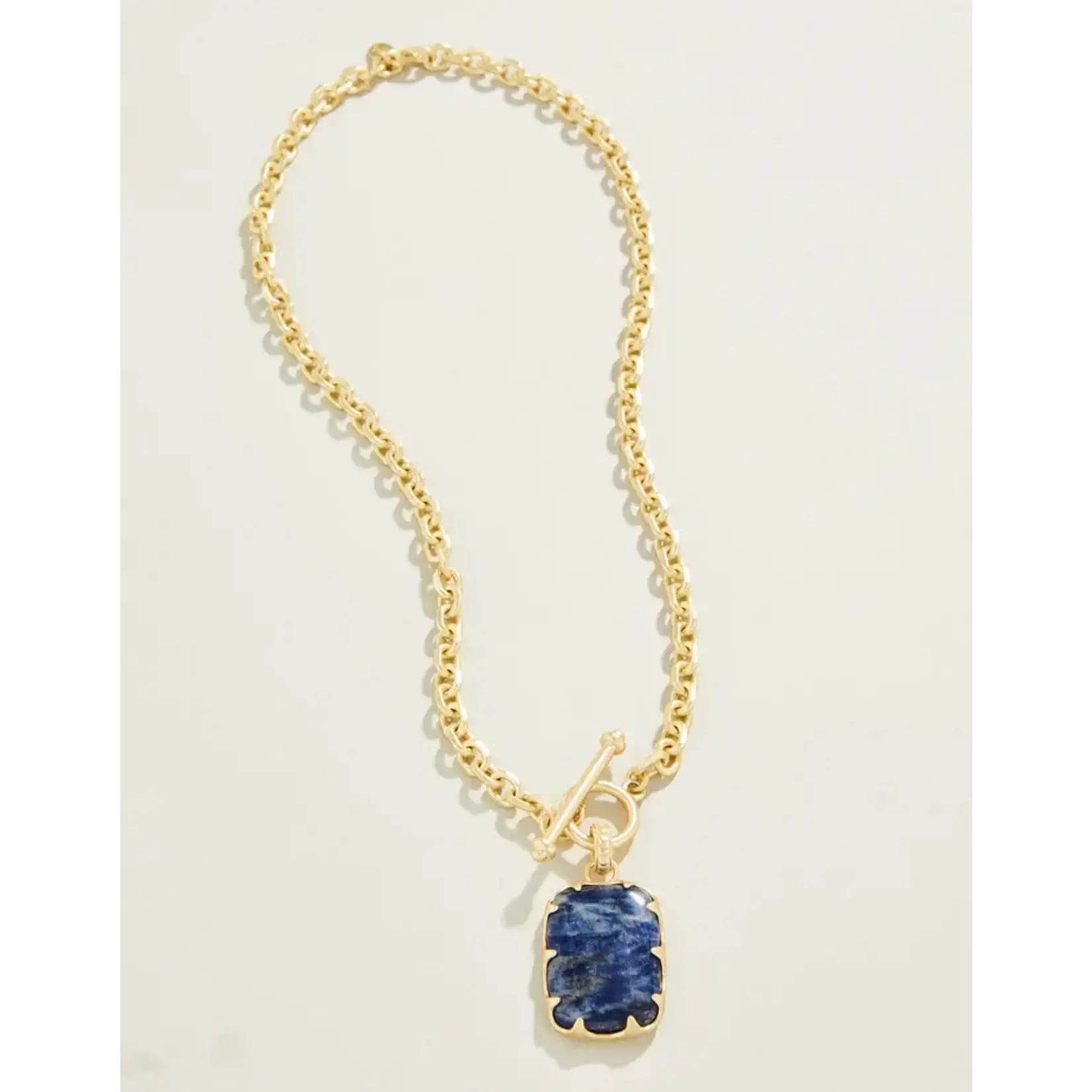 Spartina Coralie Toggle Necklace 18“ Blue