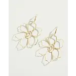 Spartina Granny Flower Earrings Gold