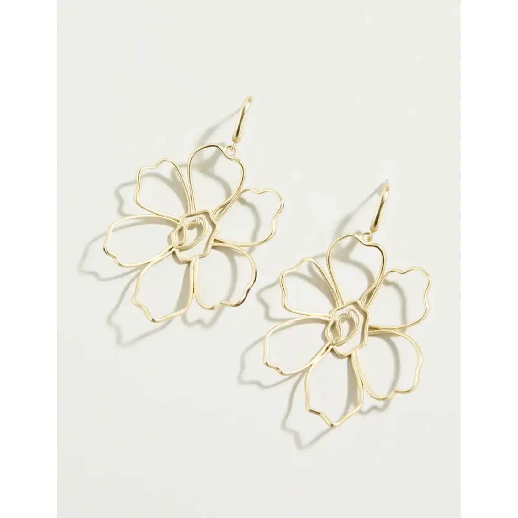 Spartina Granny Flower Earrings Gold
