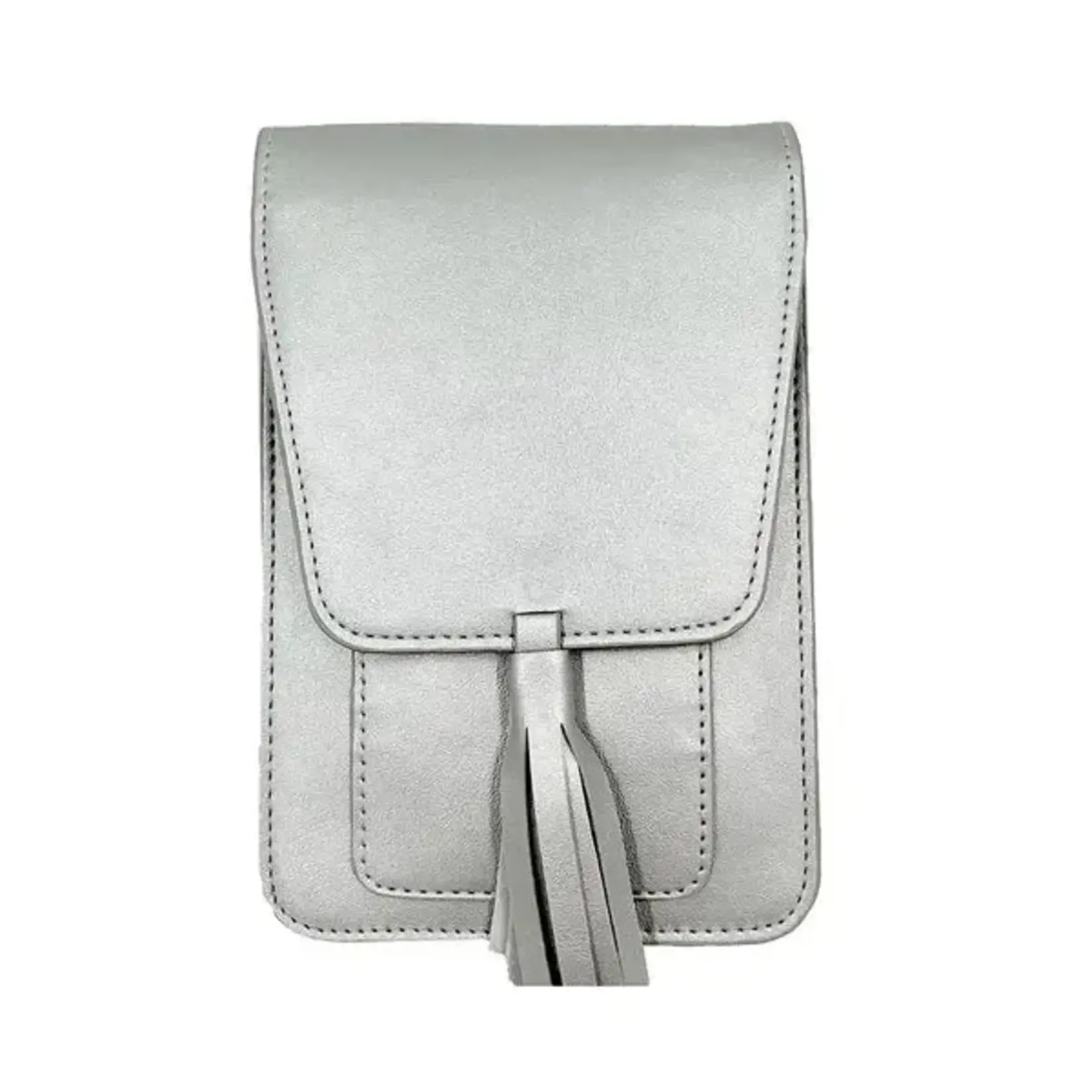 Oprah's Favorite Harper Crossbody in Shimmer Silver