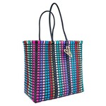Maria Victoria Recycled Medium Vertical Tote in Dragon Fruit