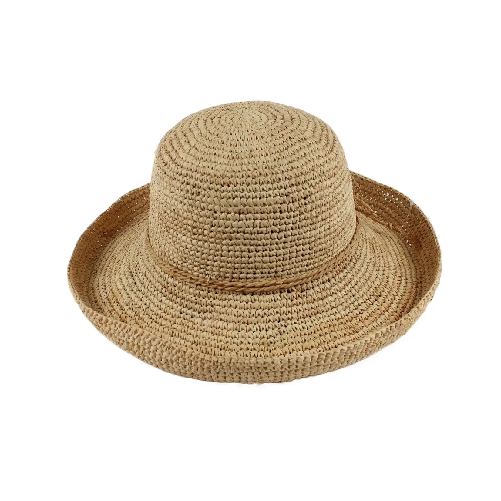 Jeanne Simmons Raffia Large Kettle Brim Hat