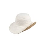 Jeanne Simmons Reversible Cloth Hat Cream/Beige