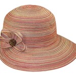 Jeanne Simmons Poly Braid Brim Cap in Sunset