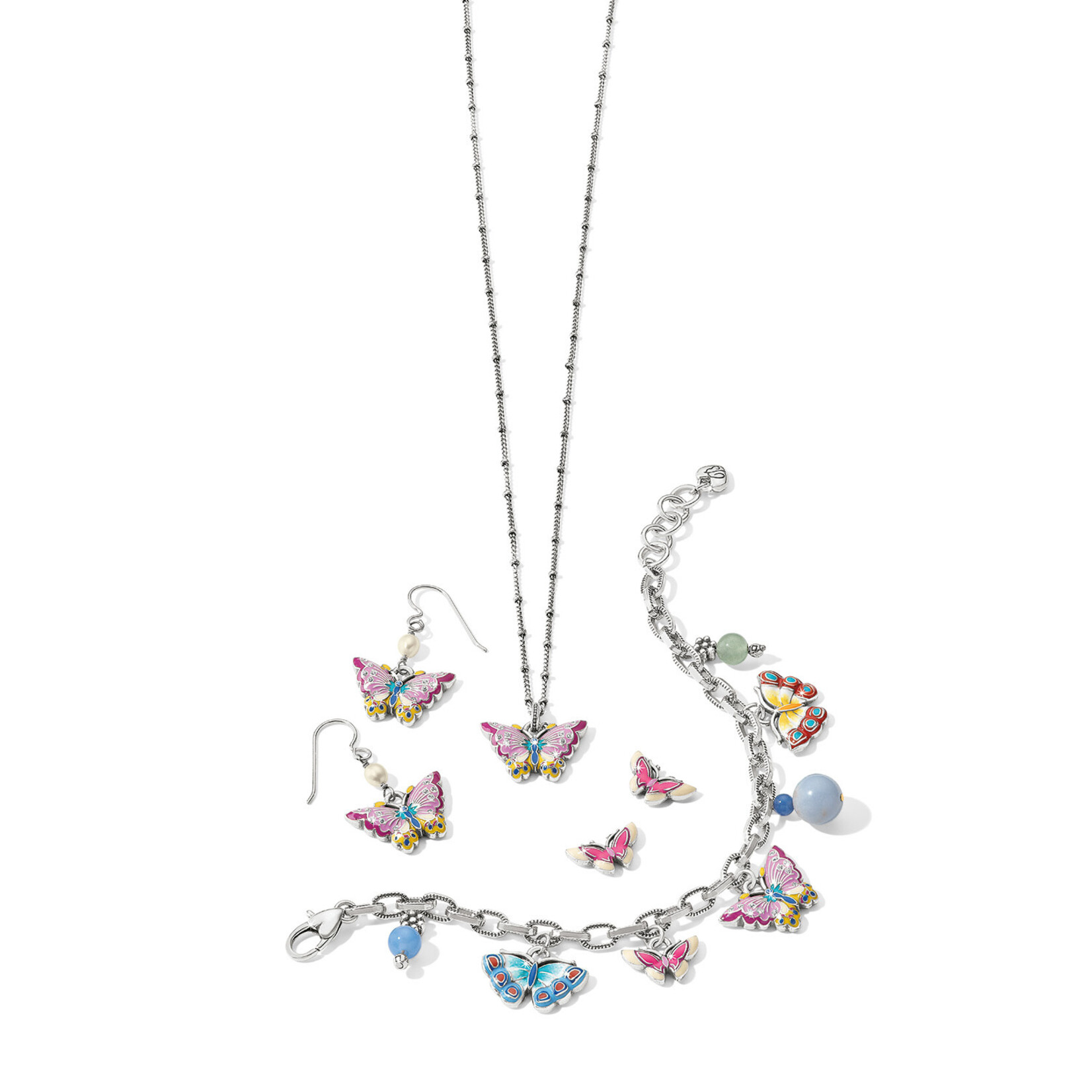 Brighton Kyoto In Bloom Butterfly Short Necklace