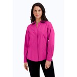 Taylor Essential Stretch No Iron Shirt In Azalea