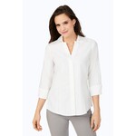 Foxcroft Taylor Essential Pinpoint Non-Iron Shirt In White