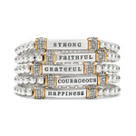 Brighton Meridian Strong Two Tone Stretch Bracelet