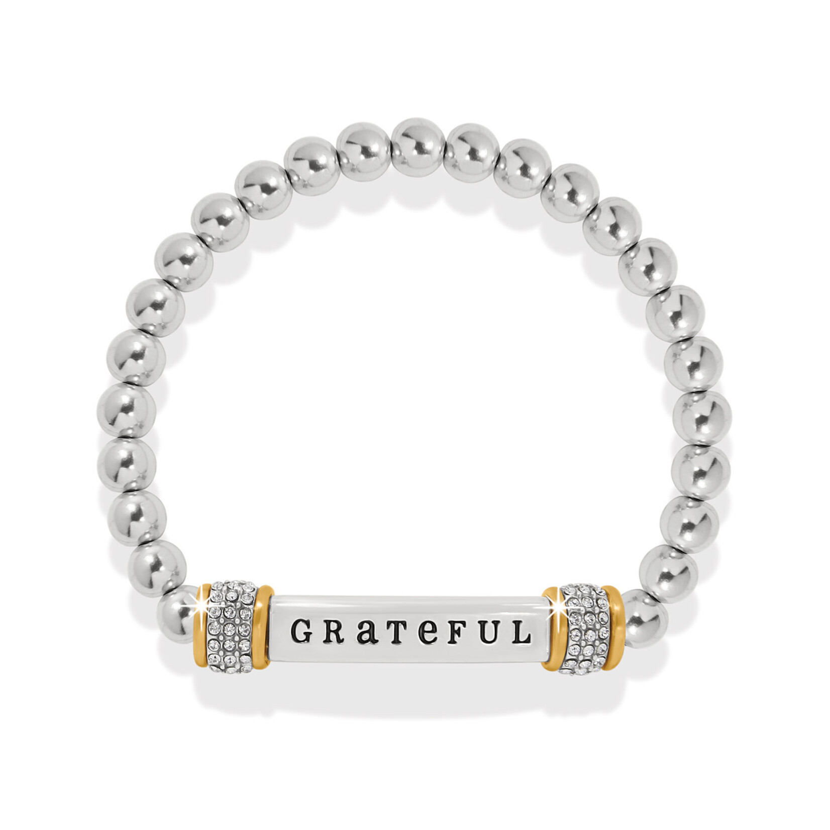 Brighton Meridian Grateful Two Tone Stretch Bracelet