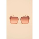 Powder Luxe Sutton - Rose Sunglasses w/Case&Cloth