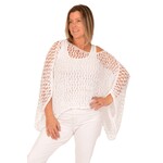 Catherine Lillywhites Ribbon Knit Cover Up in White