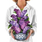 Garden Lilacs  Pop-Up Greeting Card