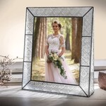 Vintage Glass Picture Frame 8x10 Vertical