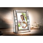J Devlin Glass Ivory Opalescent Picture Frame 5x7 Vertical