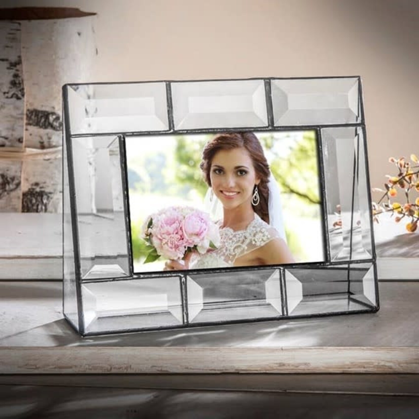 J Devlin Glass Beveled Glass Picture Frame 4x6 Horizontal