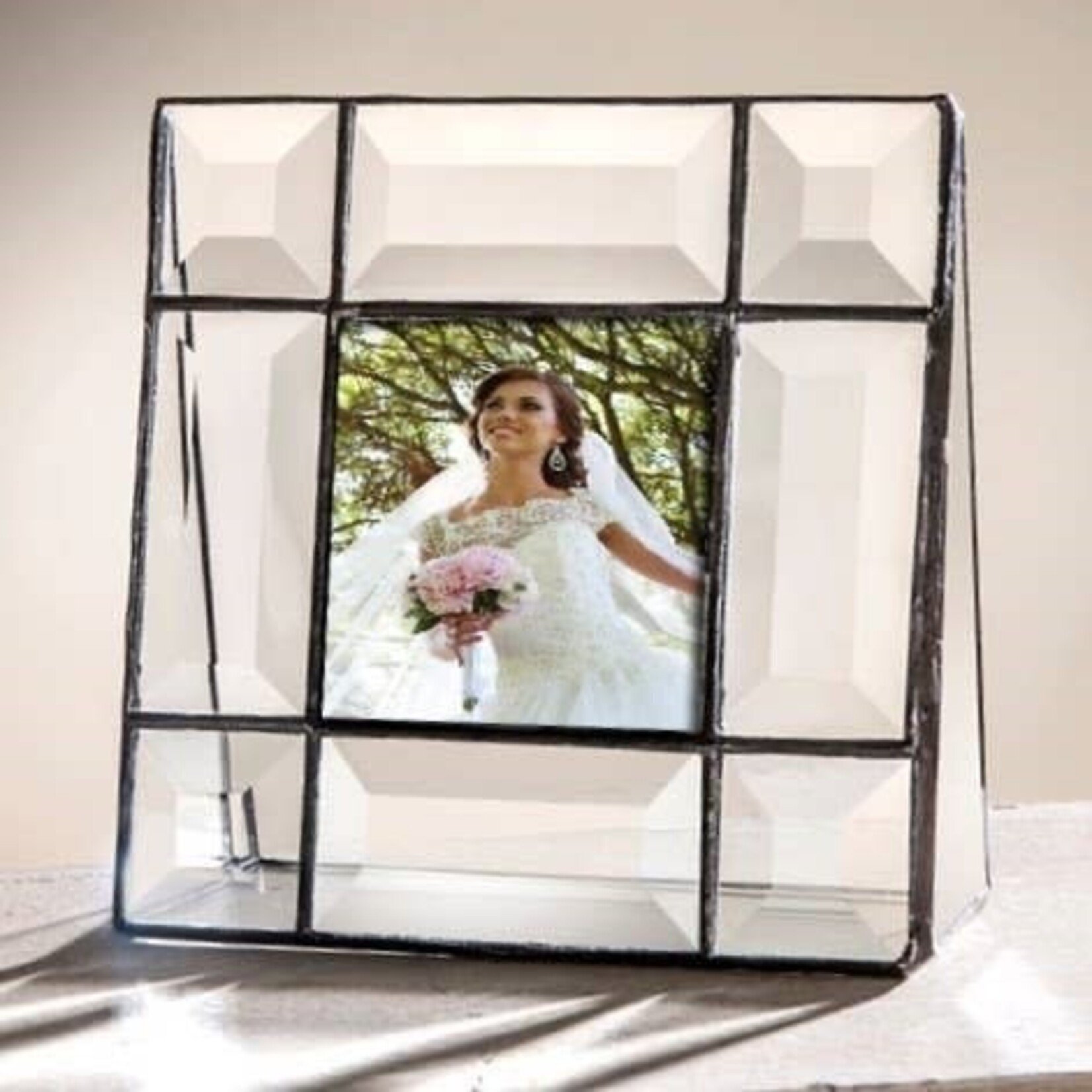 J Devlin Glass Beveled Glass Picture Frame 3x3