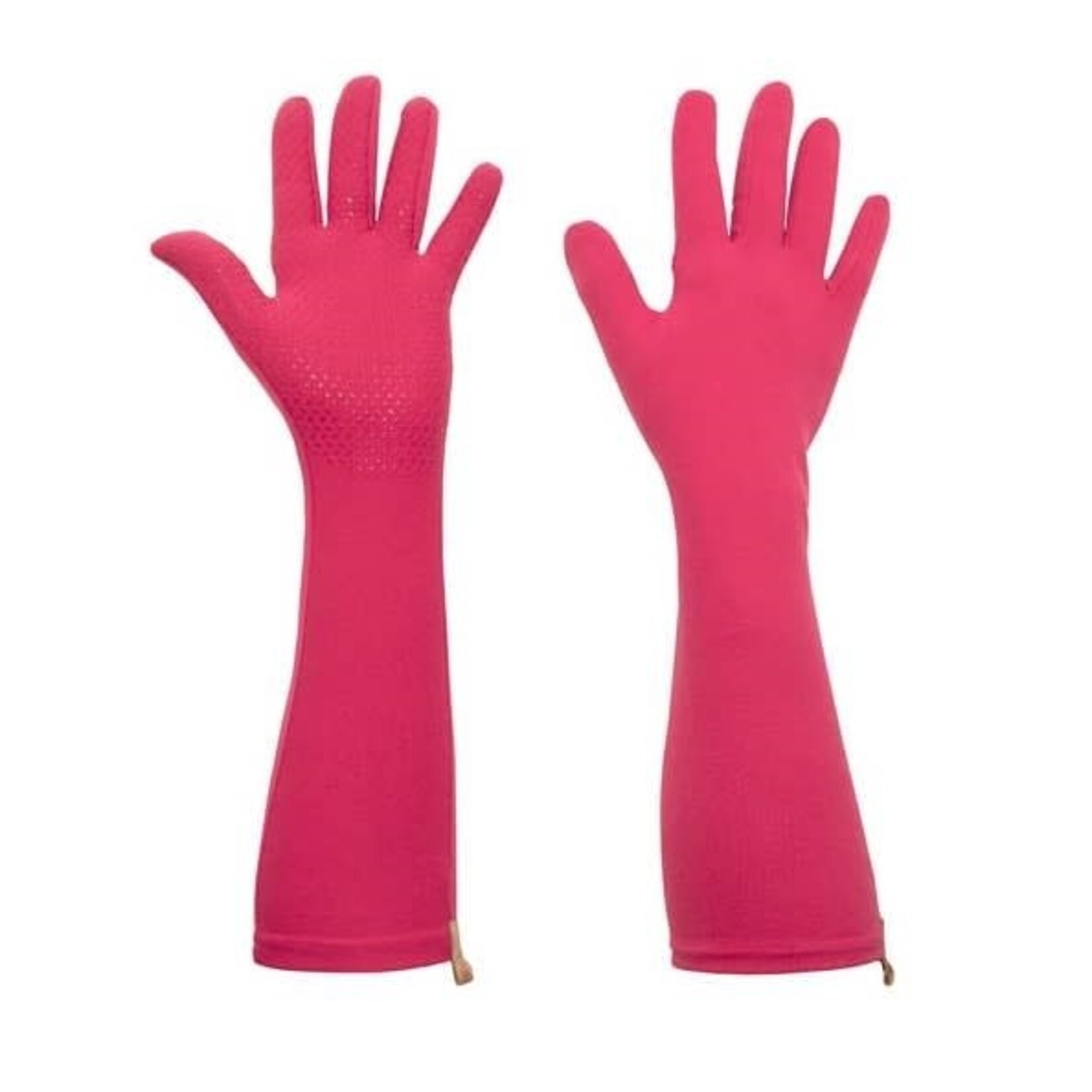 Foxgloves Long Gardening Gloves in Fuchsia