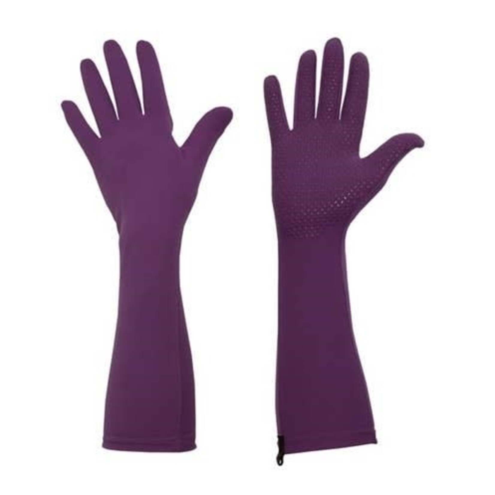 Foxgloves Long Gardening Gloves Elle Grip in Iris