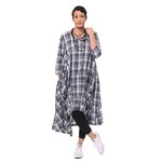 Tulip Clothing Lexi Dress in Grayscale Check Medium
