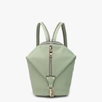 Jen & Co Linnette Foldover Clasp Backpack w/ Zip Compartment in Sage