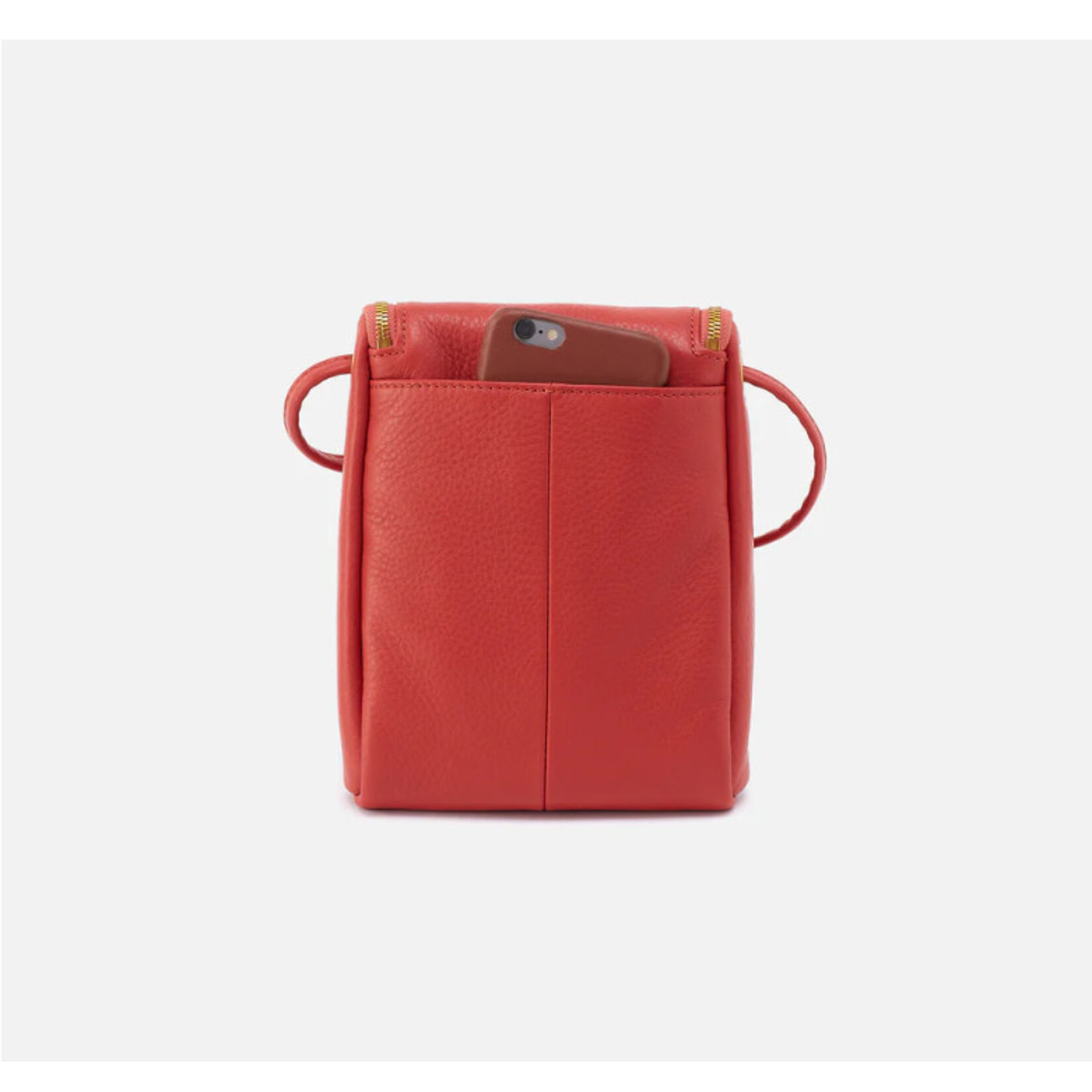HOBO Fern Crossbody - Pebbled Leather in Red Clay