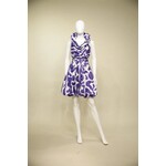 Samuel Dong Twisted Front Sleeveless Bubble Dress in BlueK