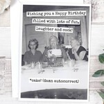 Filled with Lots of Fun, Laughter and Cock... Birthday Card