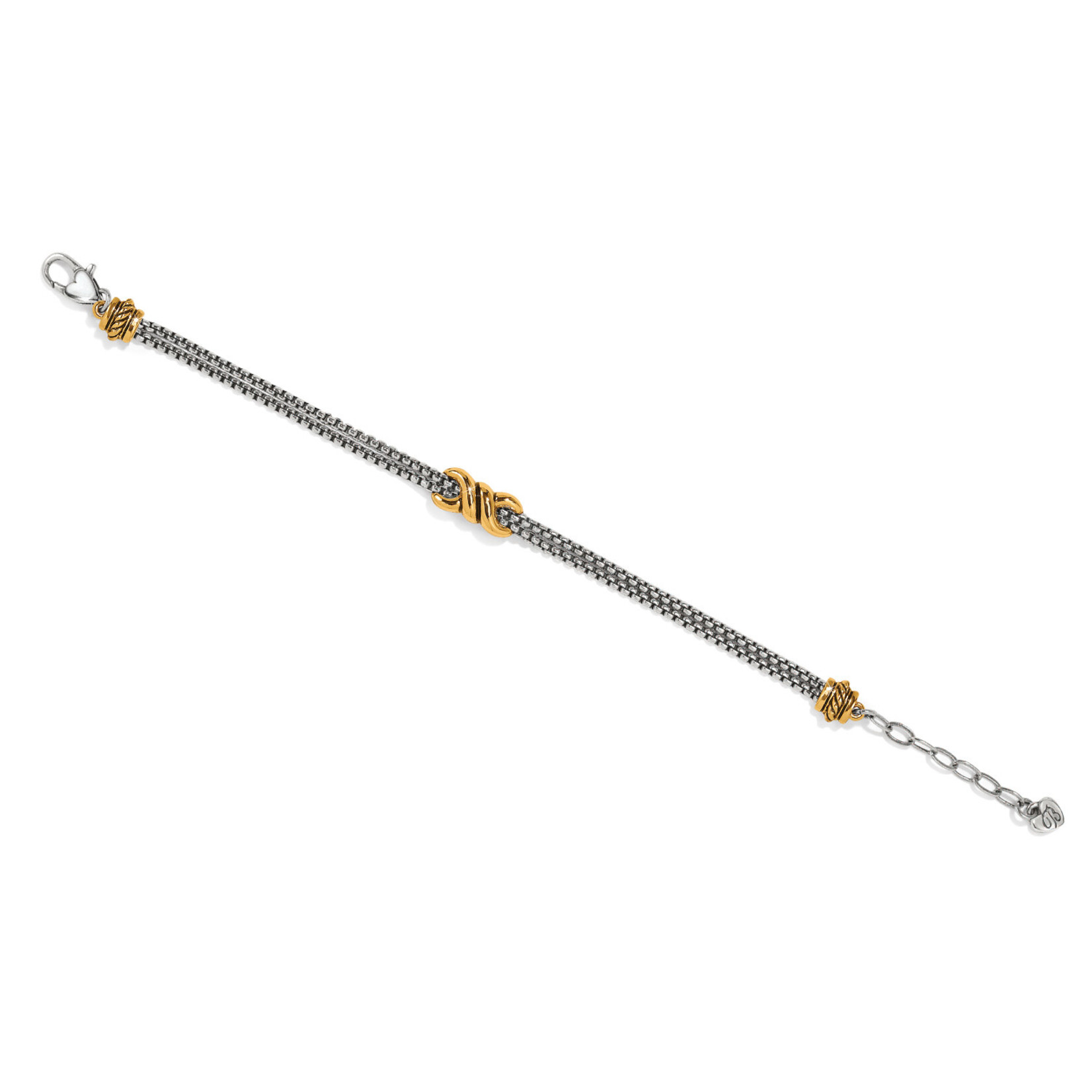 Brighton Interlok Twist Double Chain Bracelet
