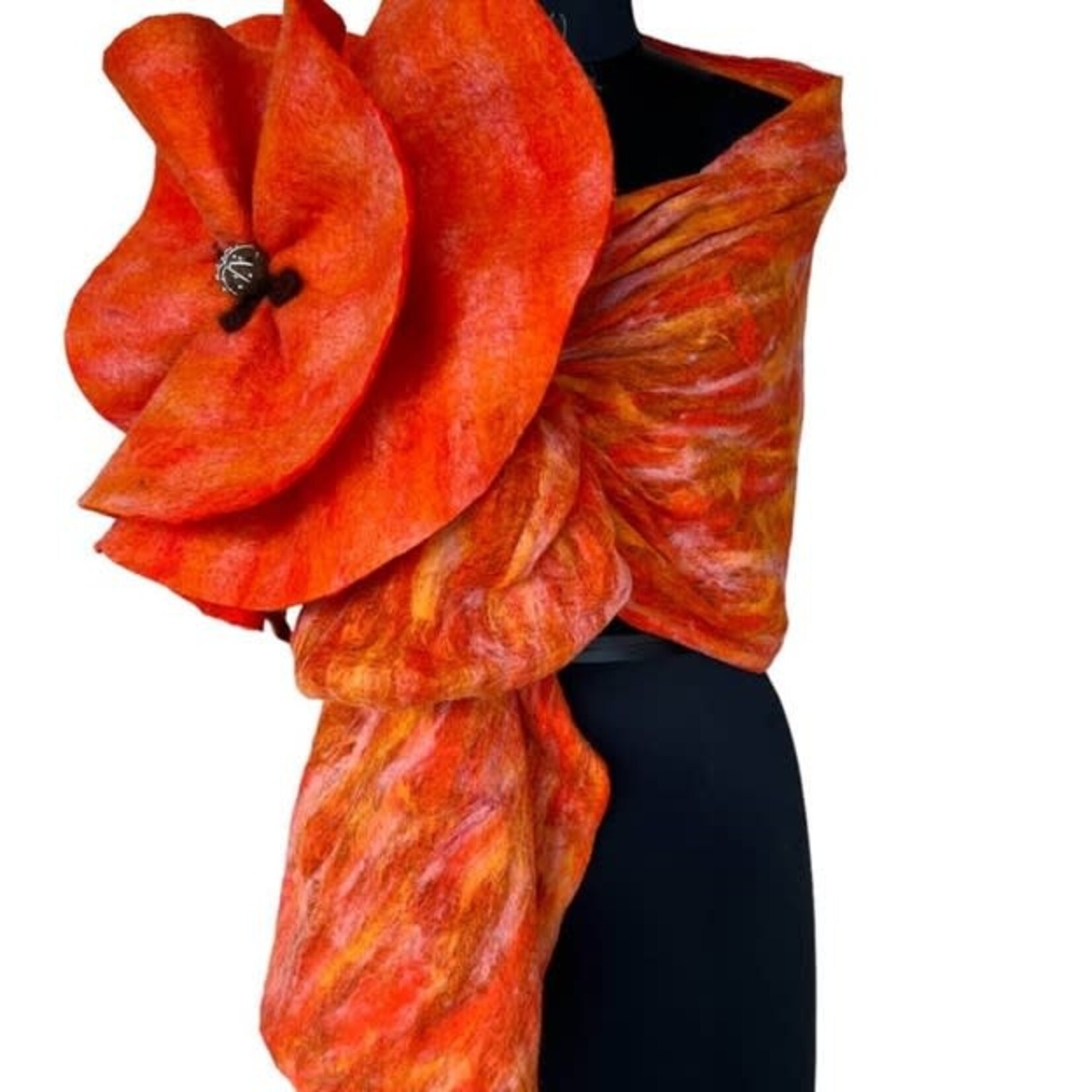 Oriental Poppy - Orange Wrap