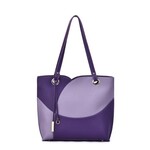 Mellow World Itzel Color Block Tote in Purple