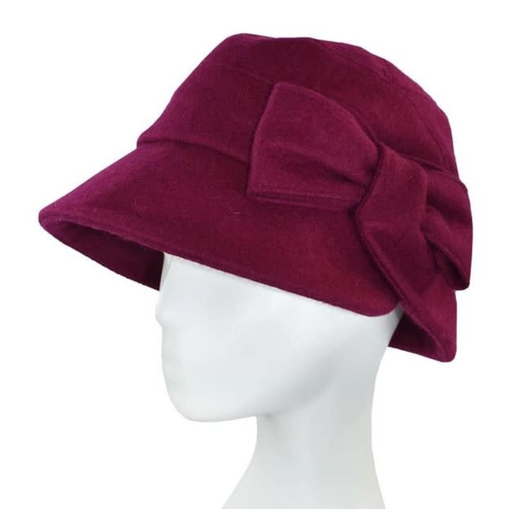 Adelaide Vintage Bucket Hat in Raspberry