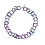 Sea Lily Rainbow PW Loop & Link Necklace