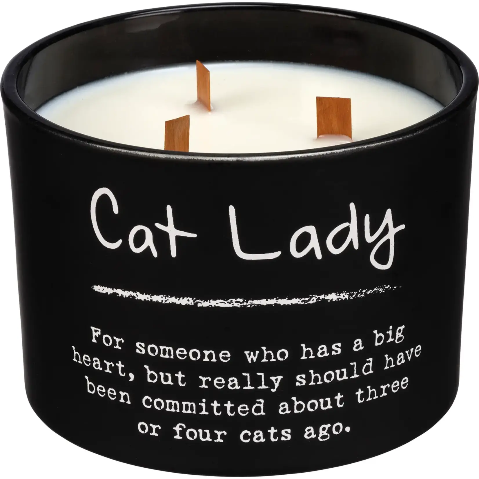 Primitives by Kathy Cat Lady Lemongrass Soy 26 Hr. Candle