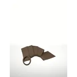 Claudia Italian Made Leather Belt in Taupe