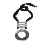 Vesto-Pazzo Madagascar Made Circle Pendant of 100%Recycled Aluminum