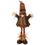 Standing Plush Scarecrow Gnome 28 in.