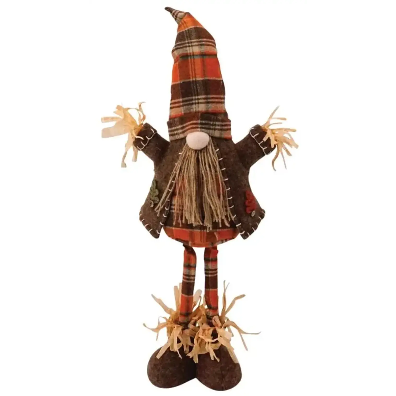 Standing Plush Scarecrow Gnome 28 in.