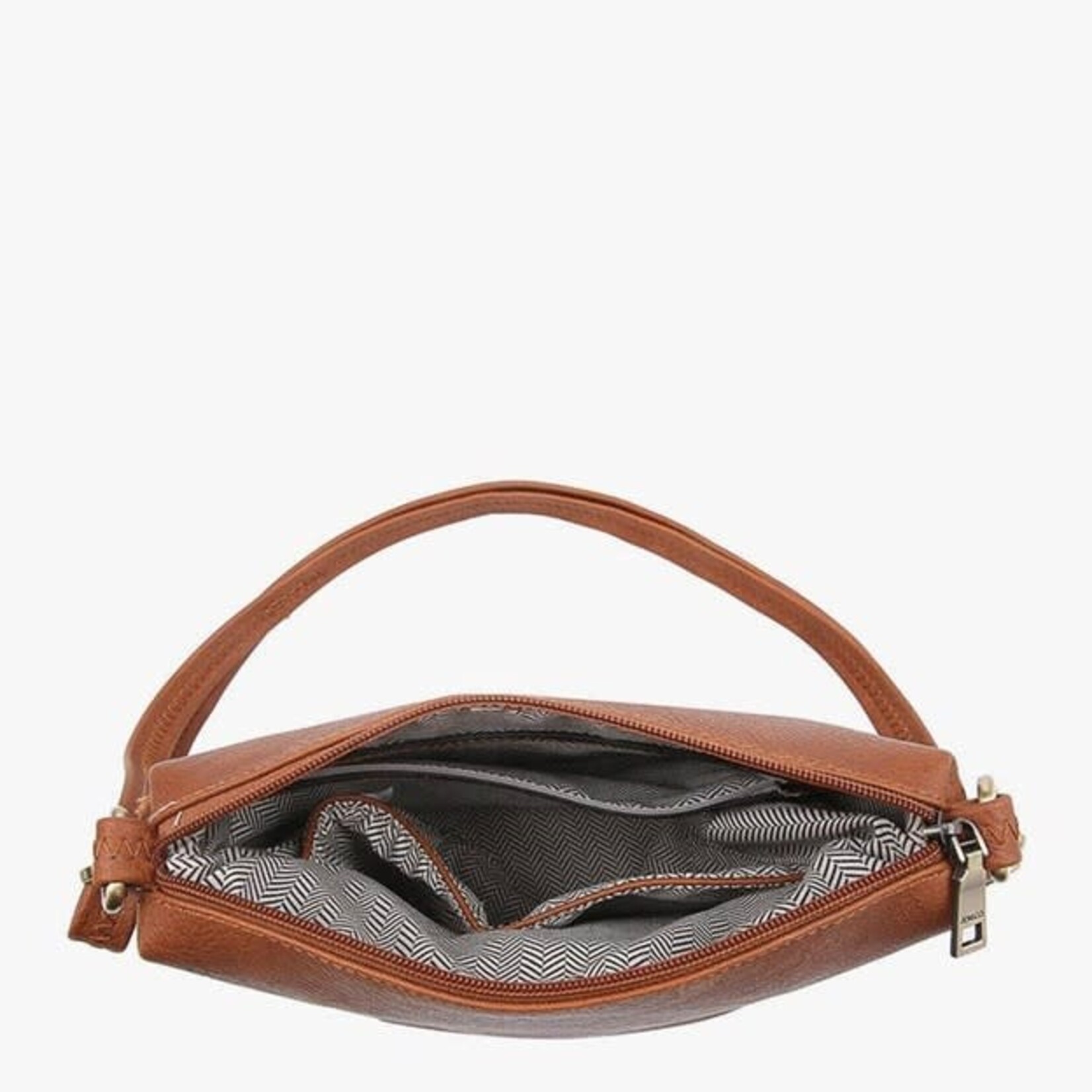 Jen & Co Dylan Crossbody with 2 Side Tassel Zipper- Olive