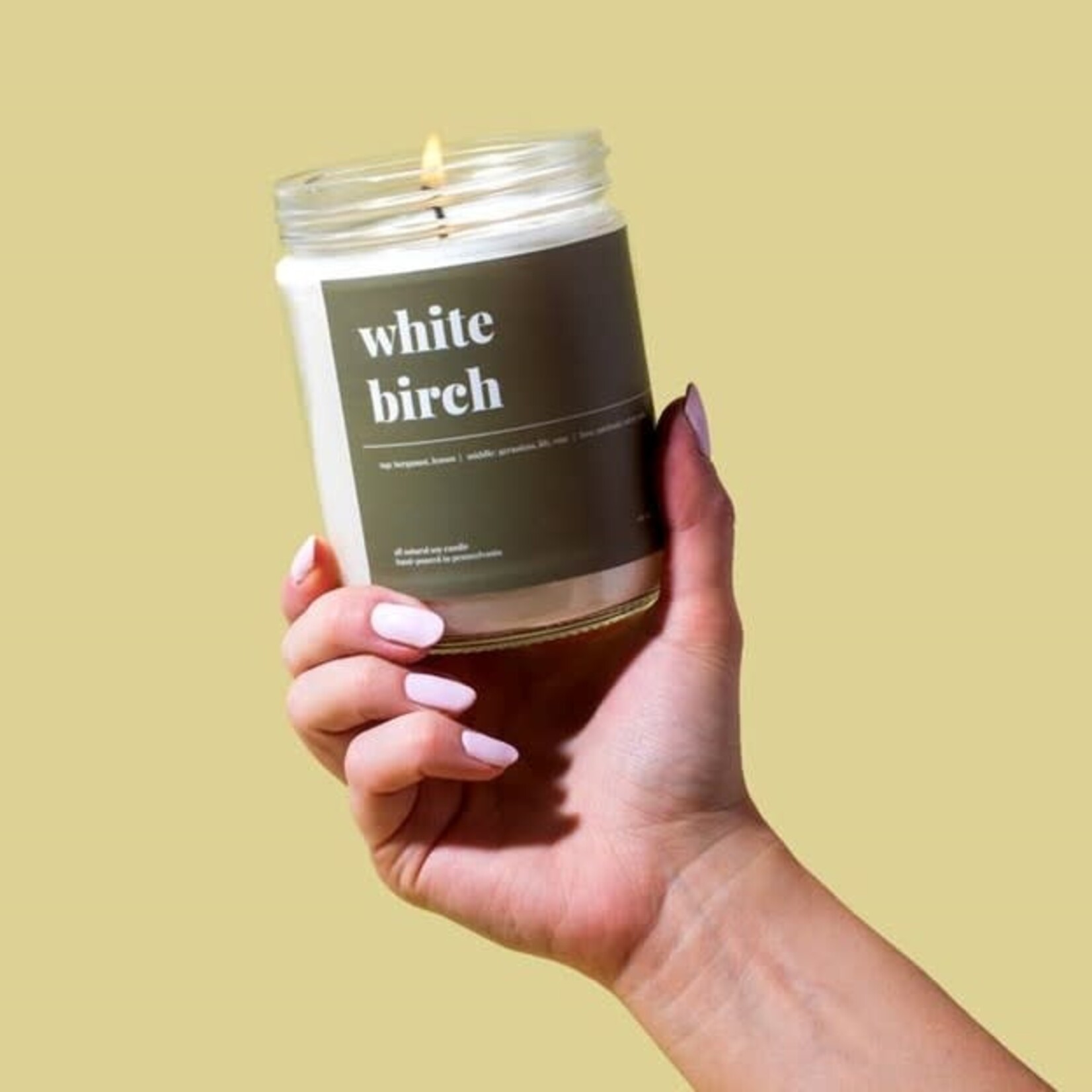 White Birch Scented Soy Candle - 16oz