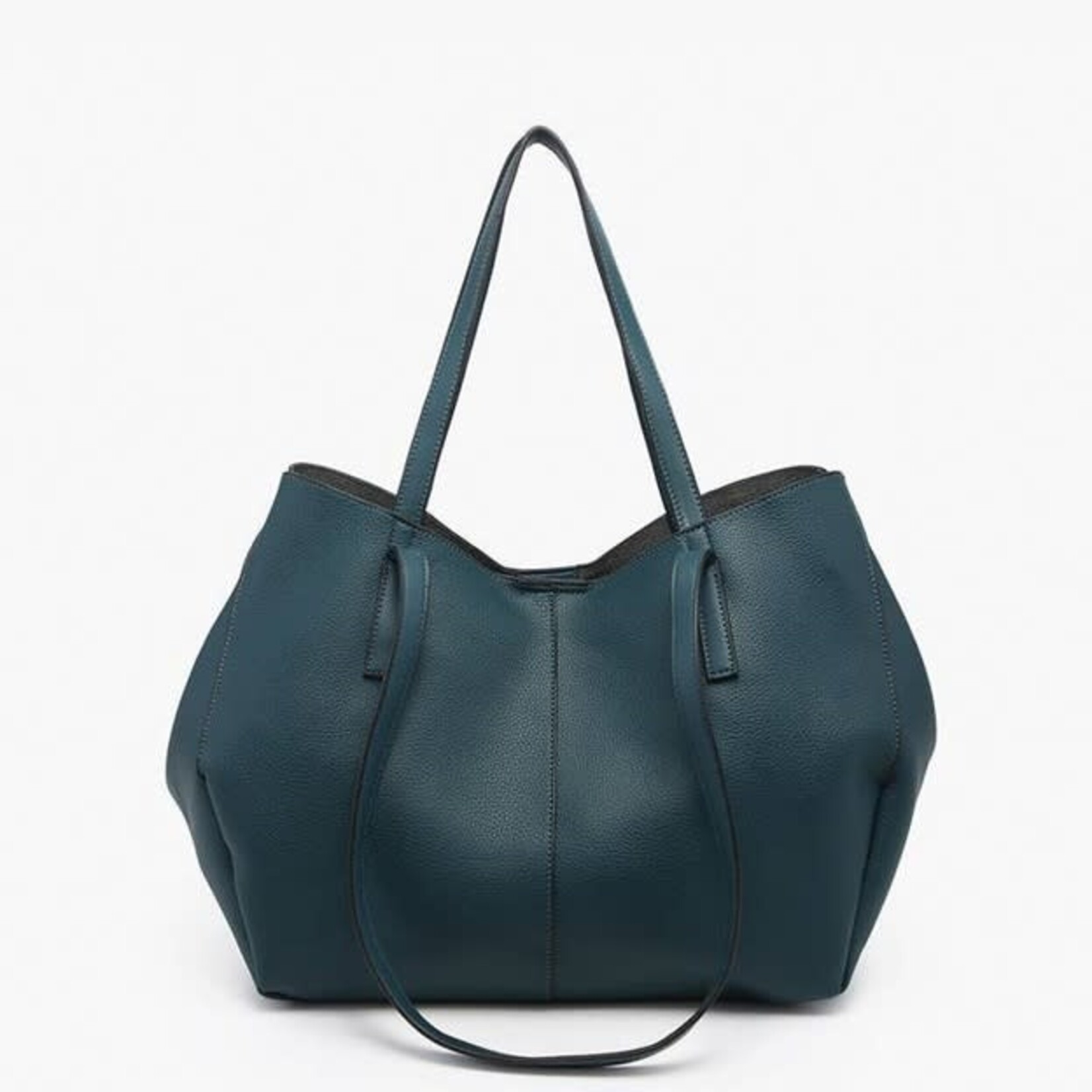 Jen & Co Celeste Distressed Hobo w/ Dual Handles in Peacock
