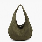 Jen & Co Katherine Slouchy Round Hobo in Olive