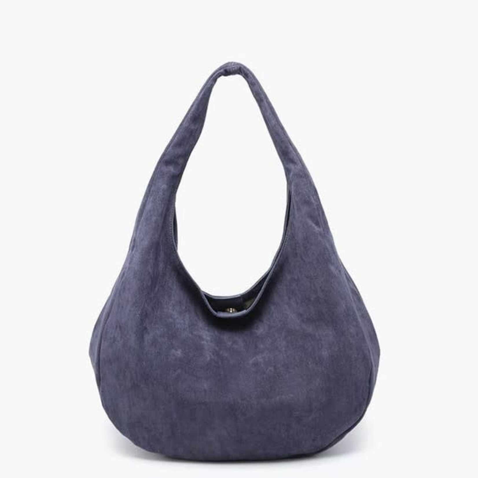 Jen & Co Katherine Slouchy Round Hobo in Navy