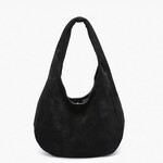 Jen & Co Katherine Slouchy Round Hobo in Black