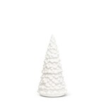 Small Matte Cone Tree-White-6" H