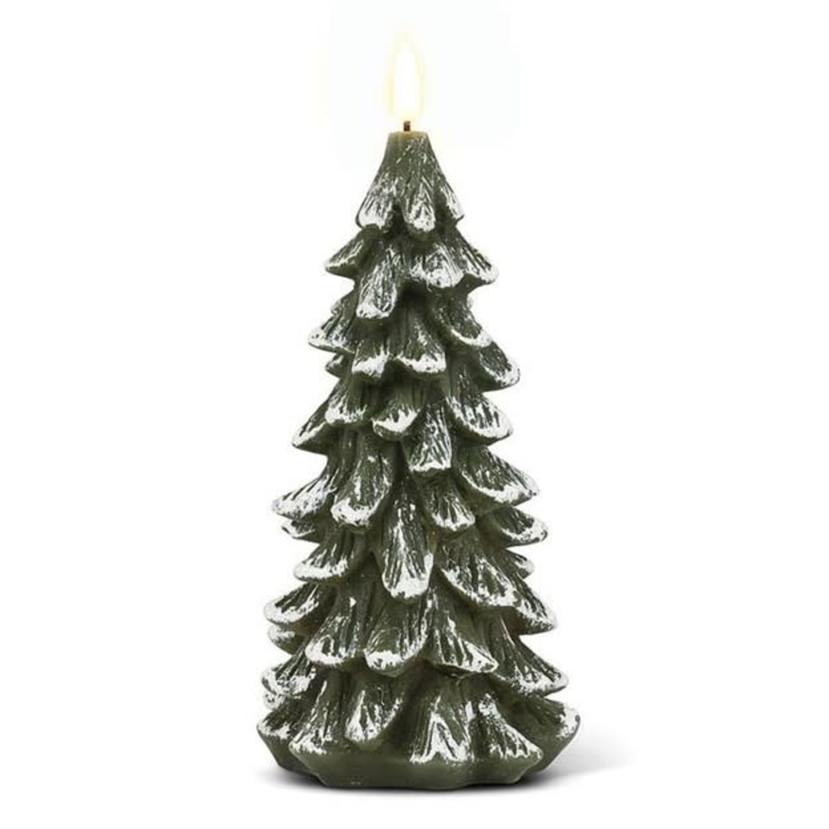 Snowy Tree Led Candle-9"H
