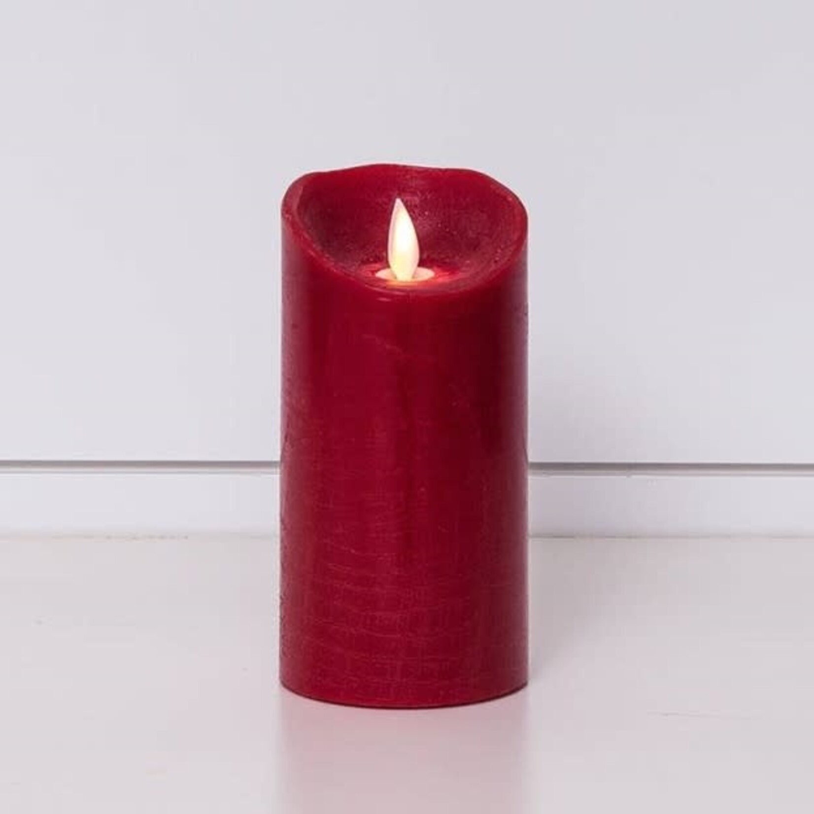 Audrey's Candle - Led Red Flickering Pillar, Md