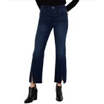 Liverpool Gia Glider Crop Flare Jeans w/ Slit in Banning
