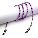 Handmade Beaded Anti-Slip Glasses Lanyard Purple