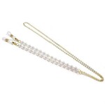 Retro Pearl Glasses Chain Lanyard in Gold